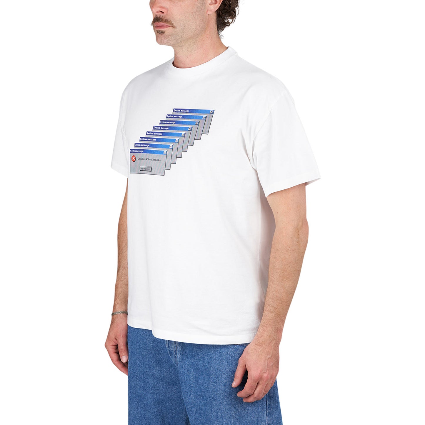 No Problemo Critical Error SS Tee (Weiss) - Allike Store