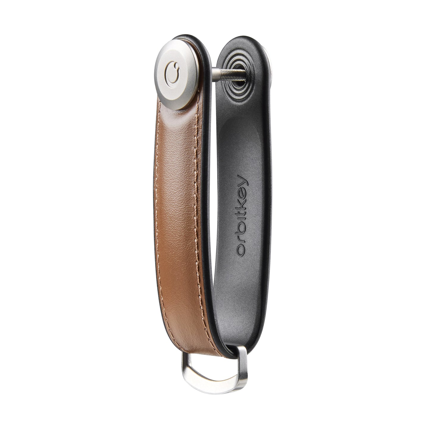 Orbitkey Hybrid Leather Key Organiser (Braun) - Allike Store
