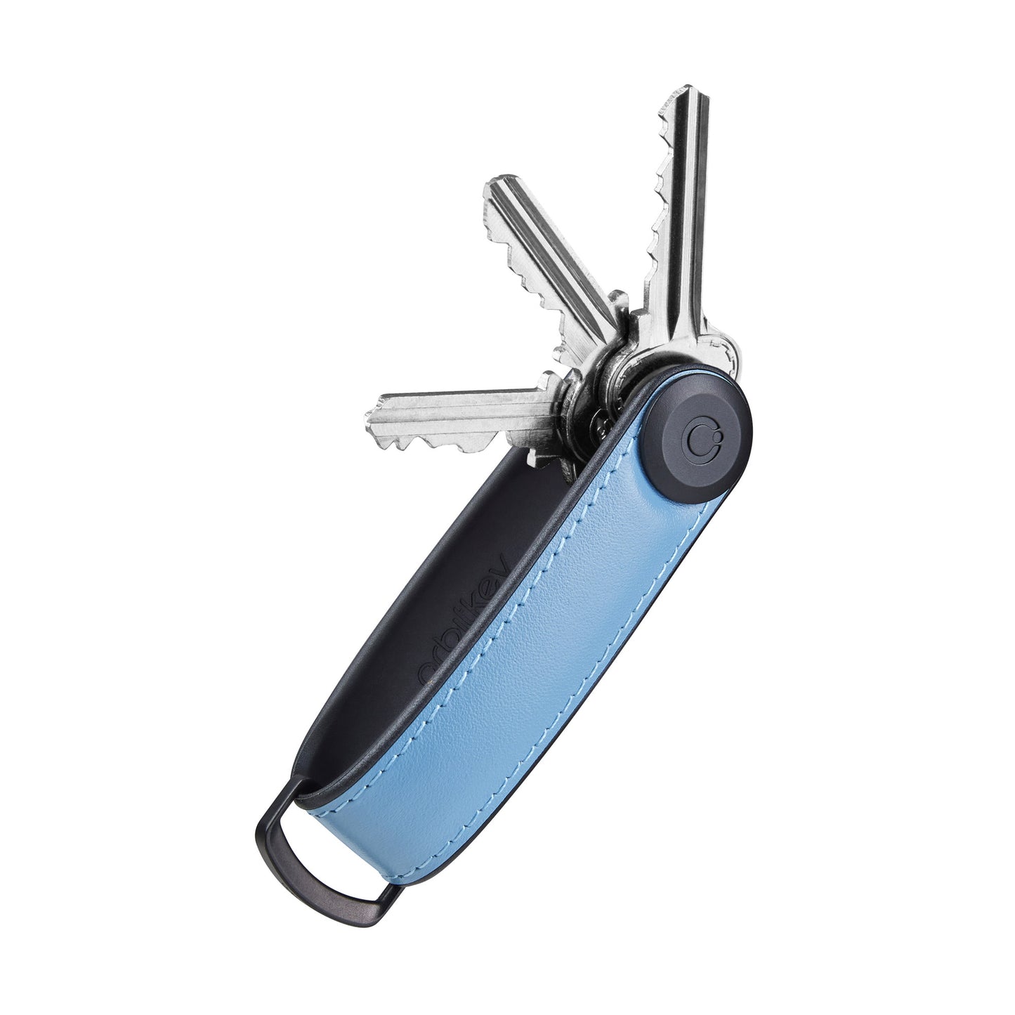 Orbitkey Hybrid Leather Key Organiser (Blau)  - Allike Store