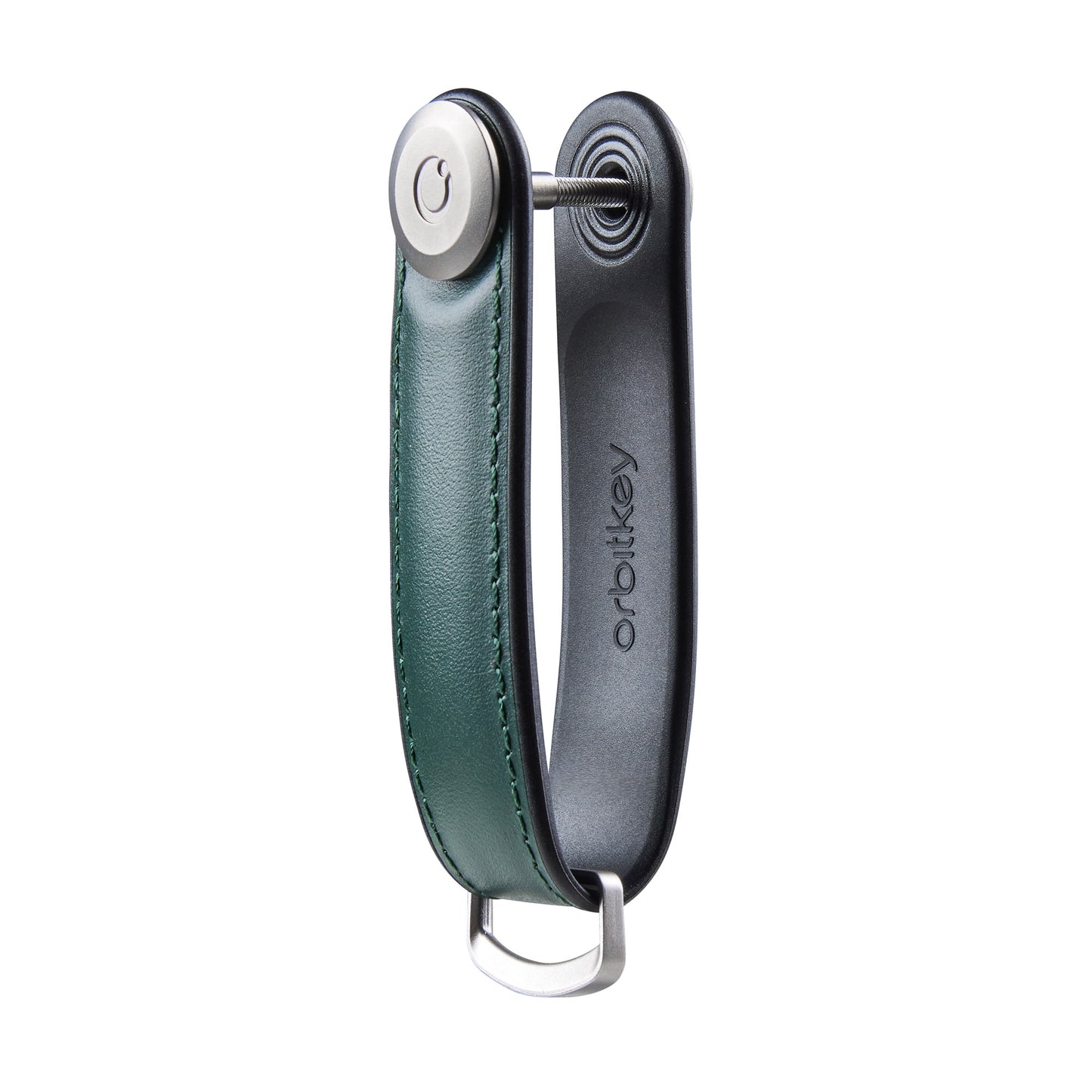 Orbitkey Hybrid Leather Key Organiser (Dunkelgrün) - Allike Store