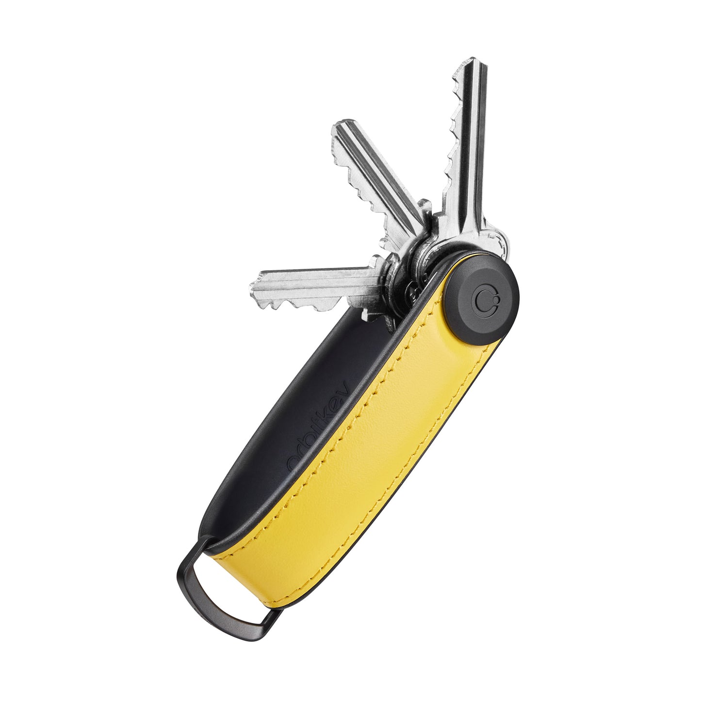 Orbitkey Hybrid Leather Key Organiser (Gelb) - Allike Store