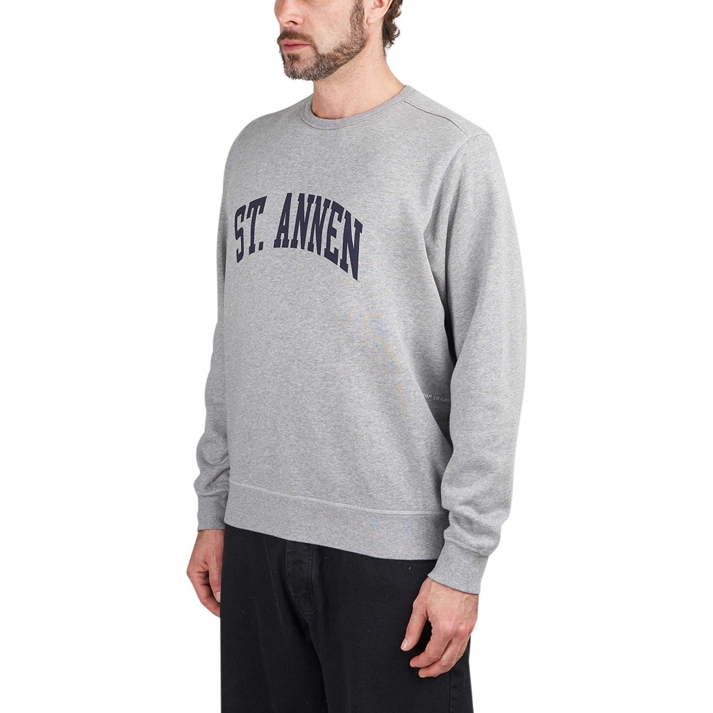 Pop Trading Company St Annen Crewneck Sweater (Grau) - Allike Store