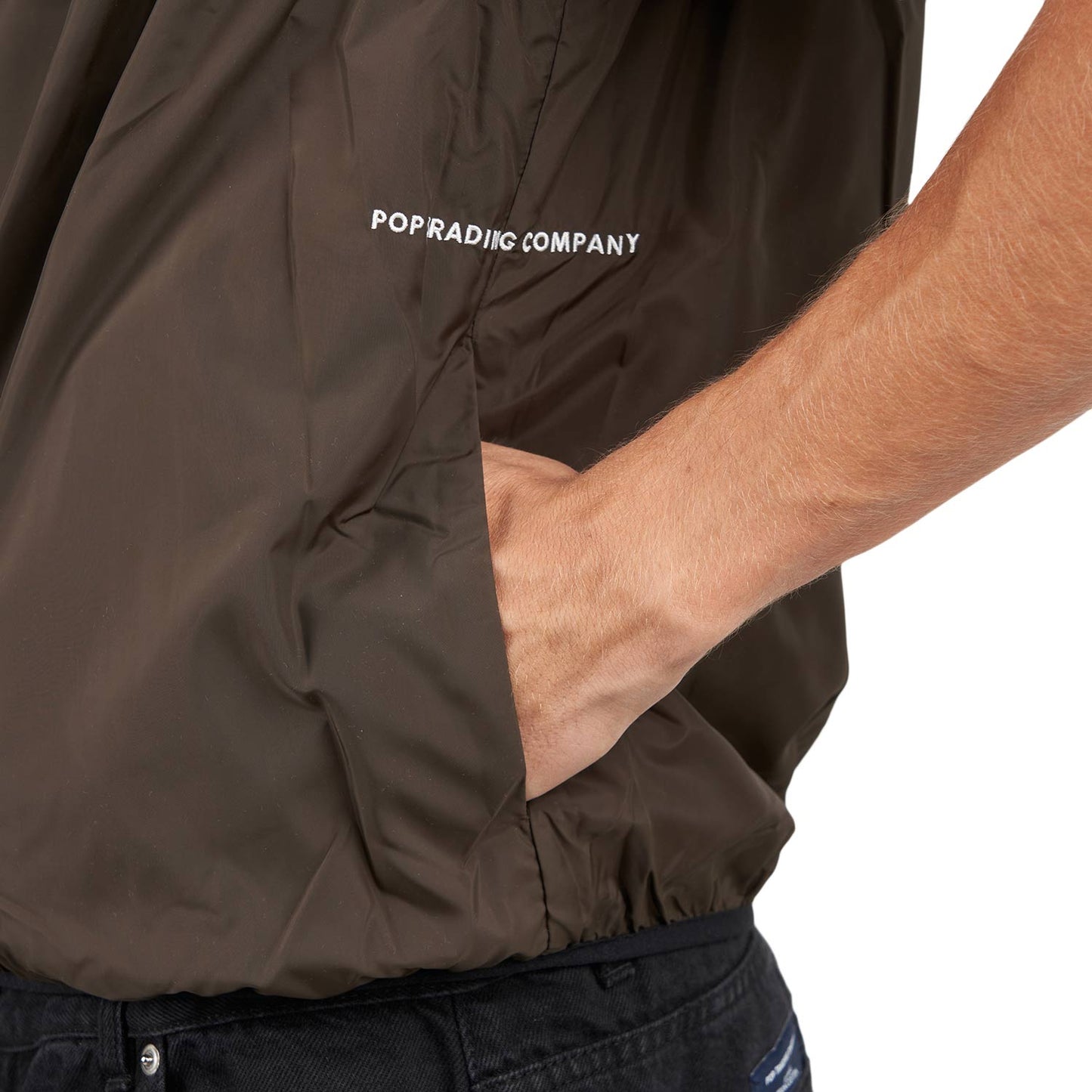 Pop Trading Company Reversible Fleece Vest (Braun) - Allike Store