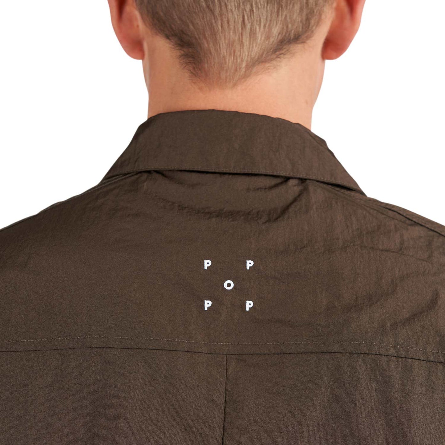 Pop Trading Company Boxer Overshirt (Braun) - Allike Store
