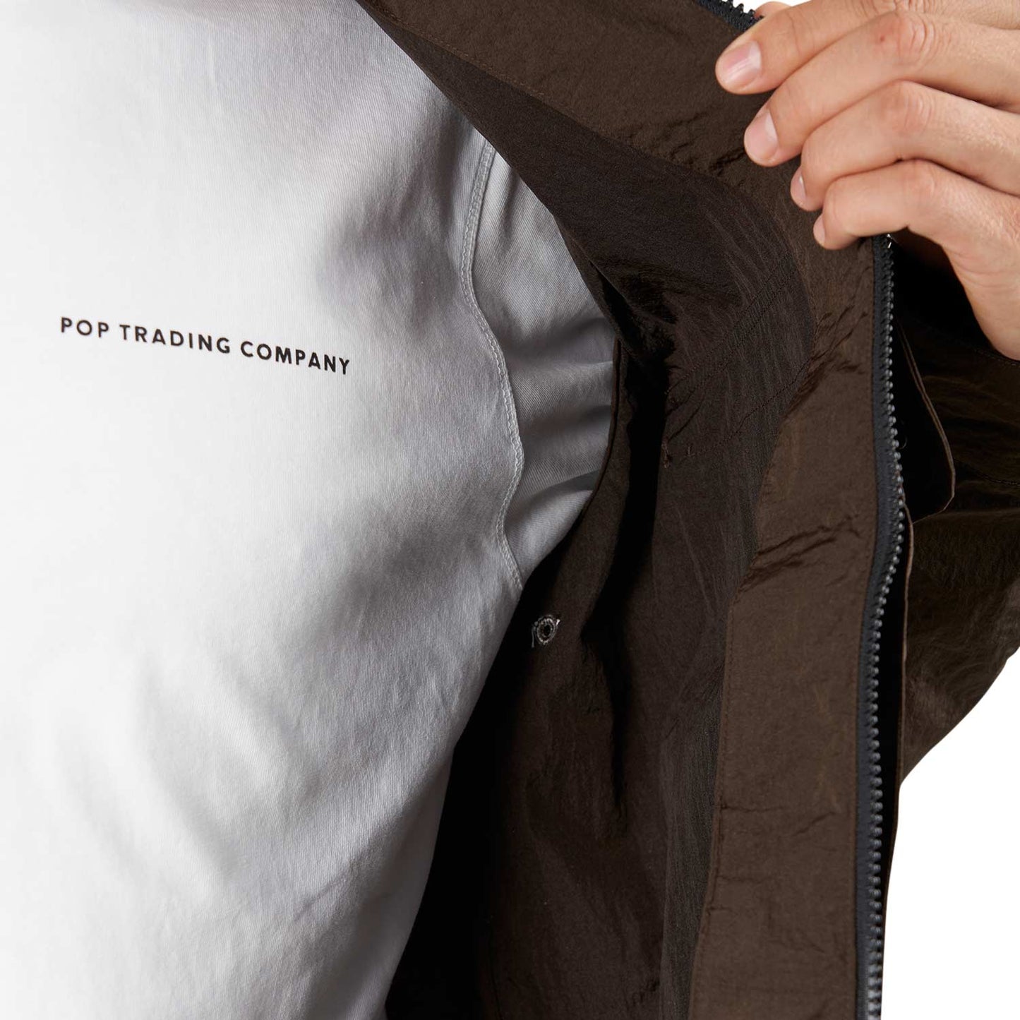 Pop Trading Company Boxer Overshirt (Braun) - Allike Store