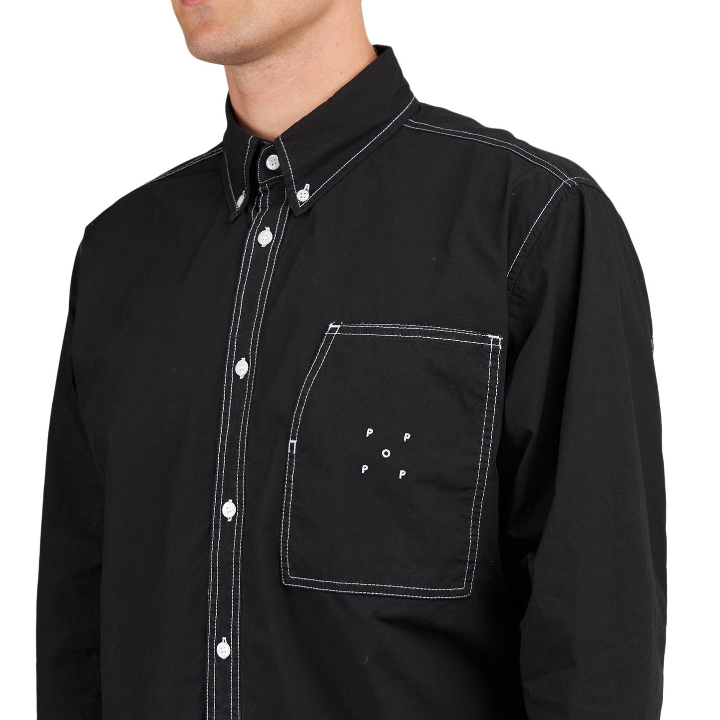 Pop Trading Company BD Shirt (Schwarz) - Allike Store