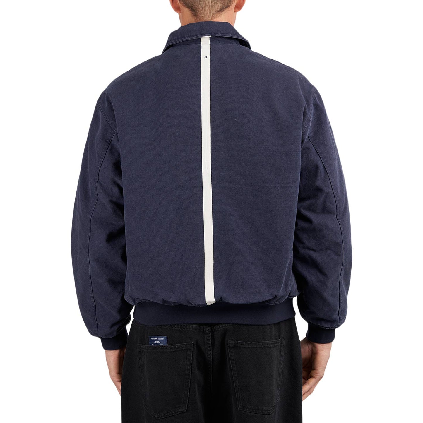 Pop Trading Company Flight Jacket (Navy) - Allike Store