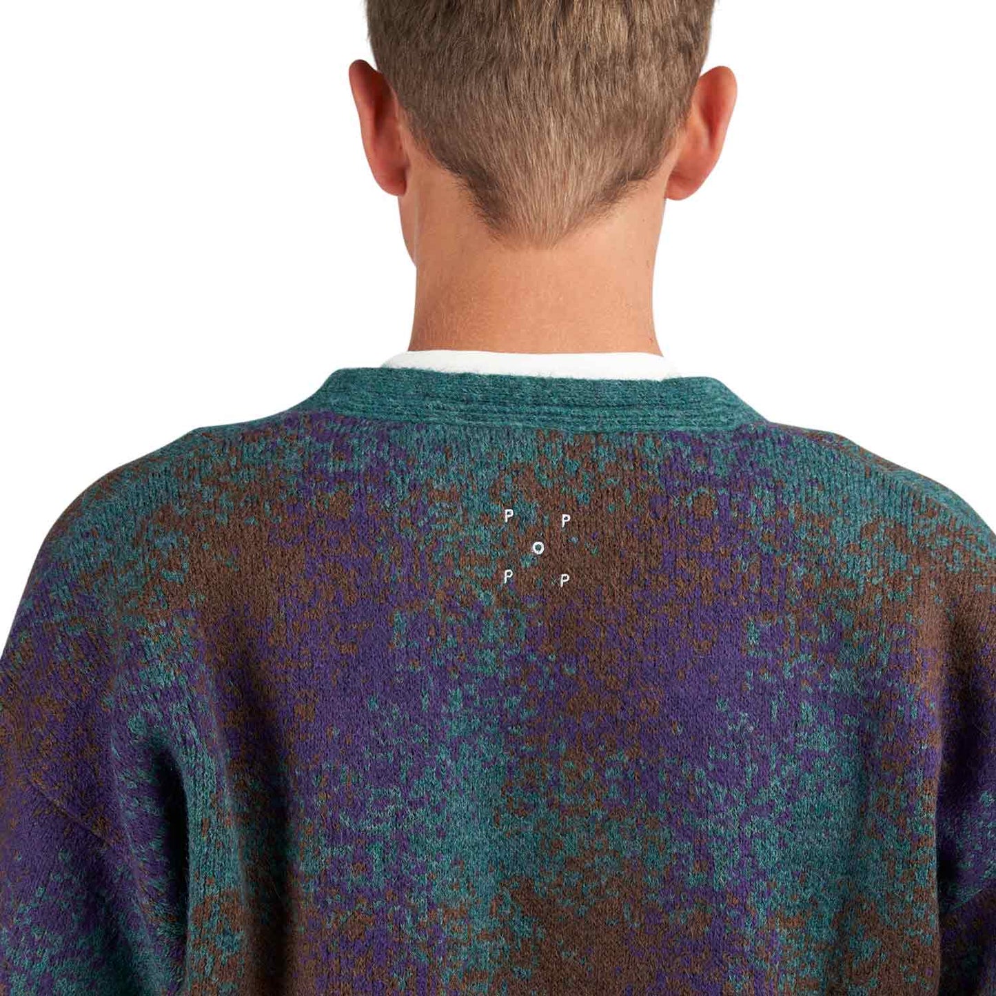 Pop Trading Company Knitted Cardigan (Multi) - Allike Store