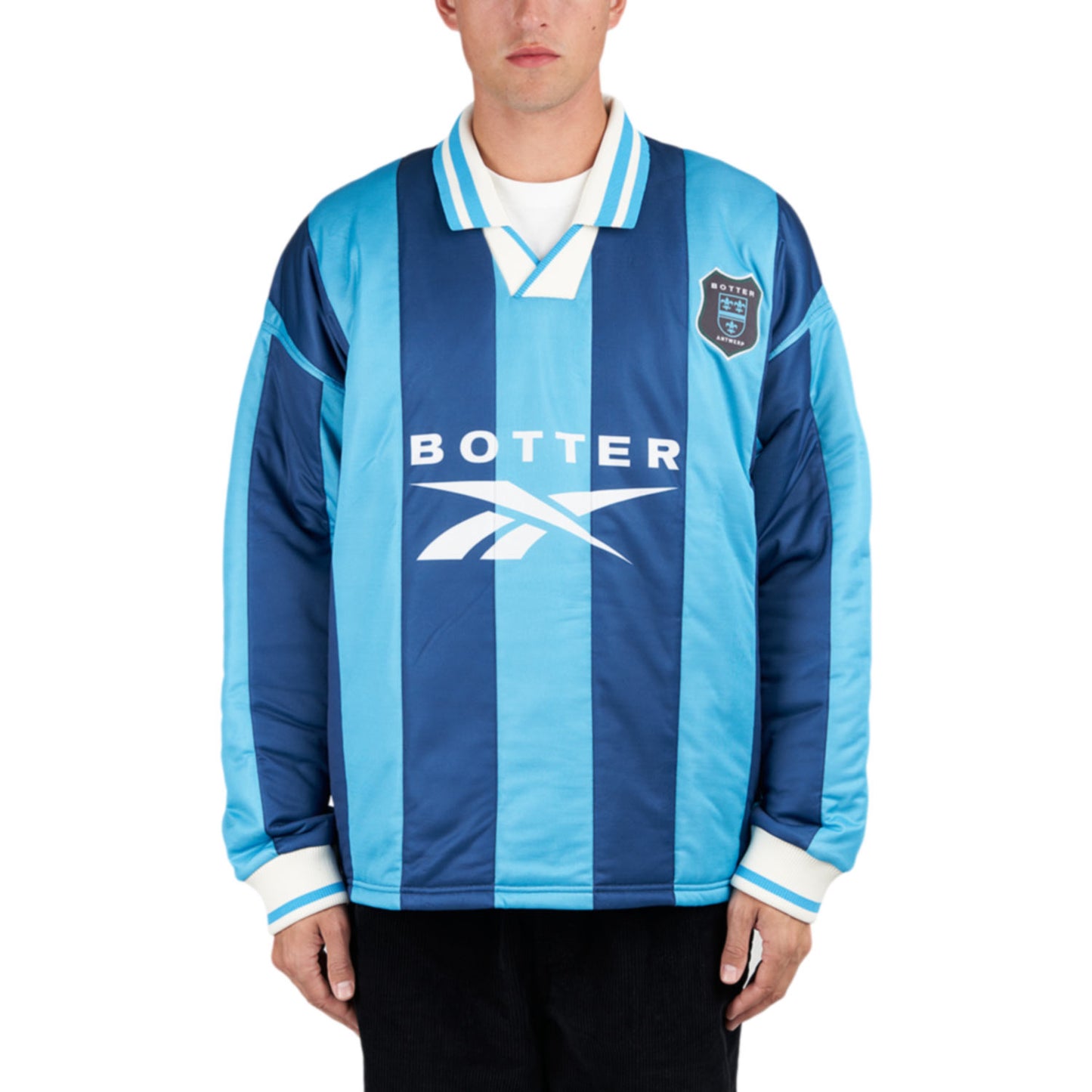Reebok x BOTTER Padded LS Polo (Blau) - Allike Store