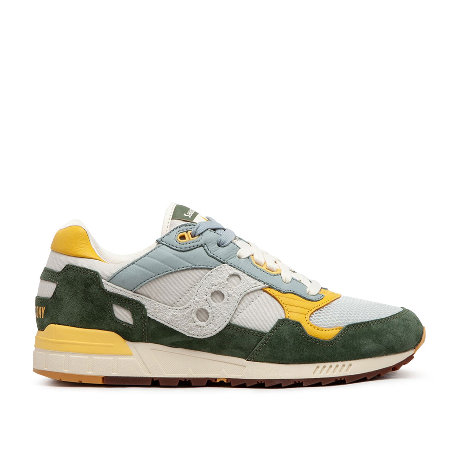 Saucony green and yellow on sale shoes