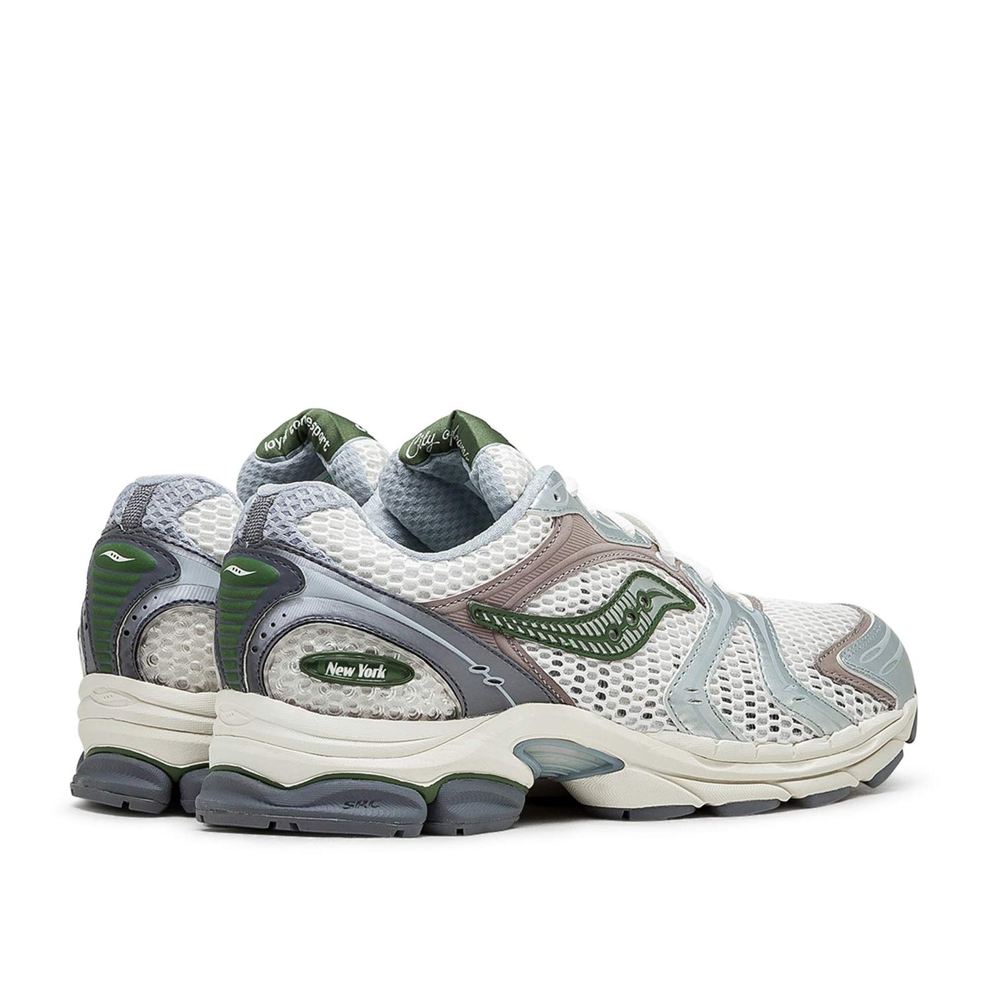 Saucony x Minted NY ProGrid Triumph 4 (Weiß / Silber / Grün) - Allike Store