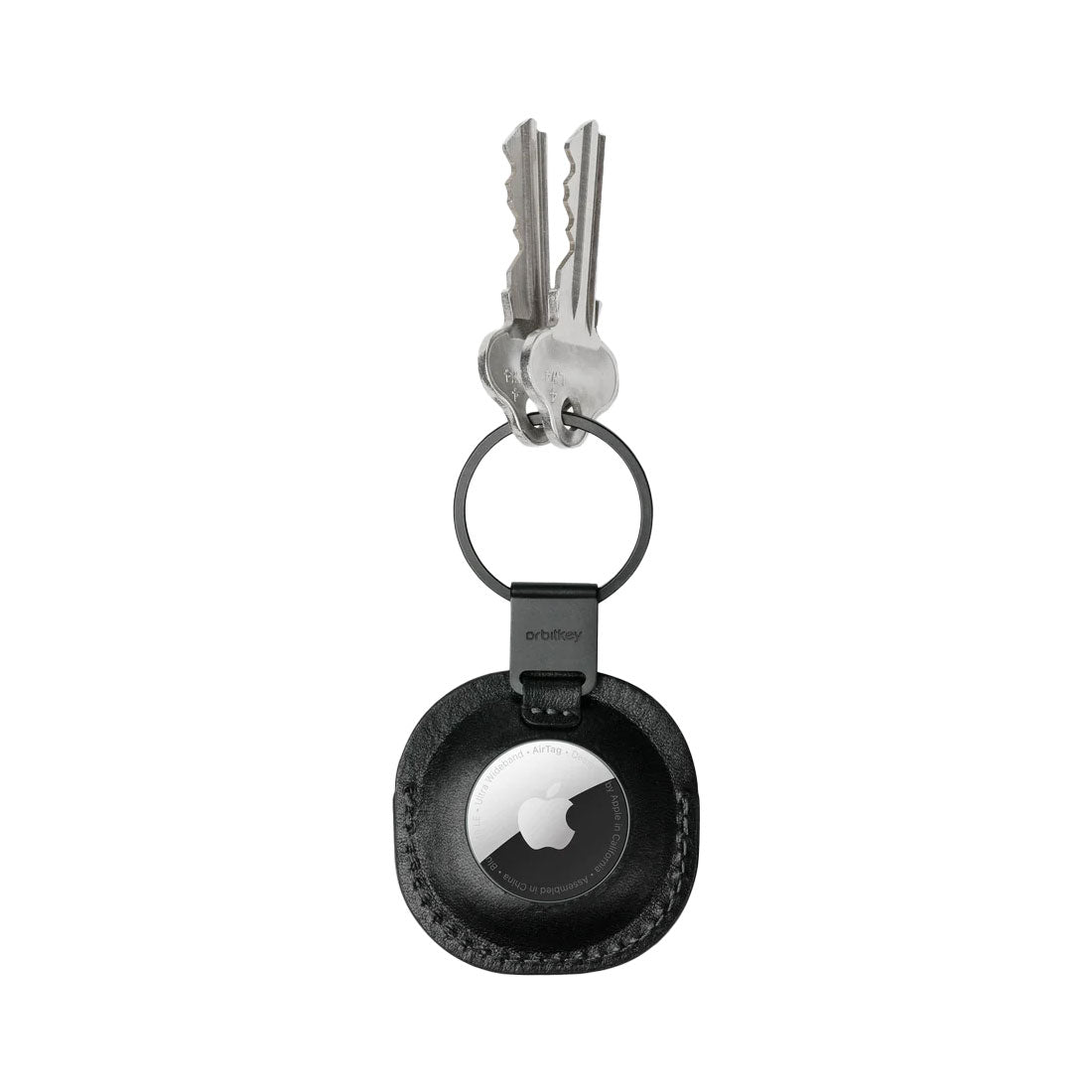 Orbitkey Leather Holder for AirTag (Schwarz) - Allike Store
