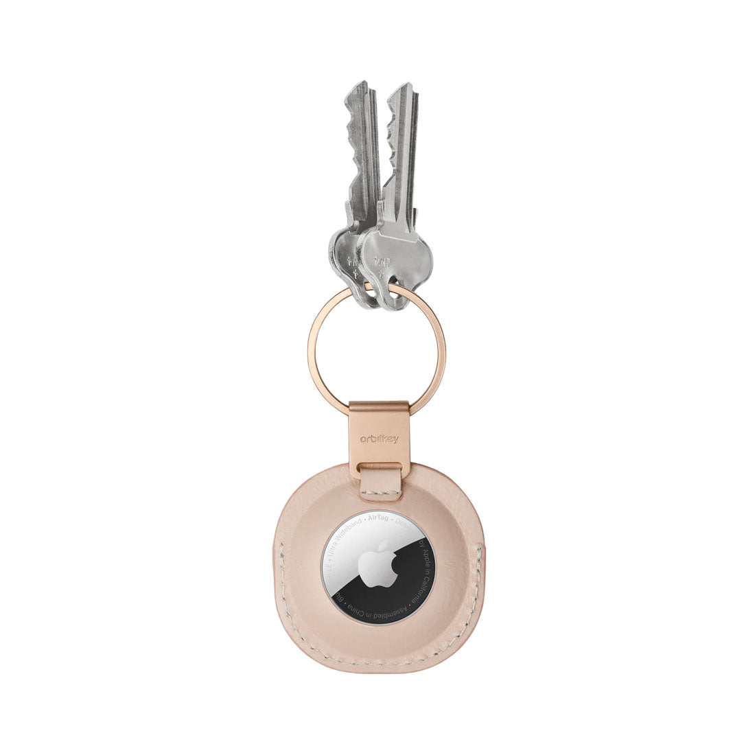 Orbitkey Leather Holder for AirTag (Rosa) - Allike Store