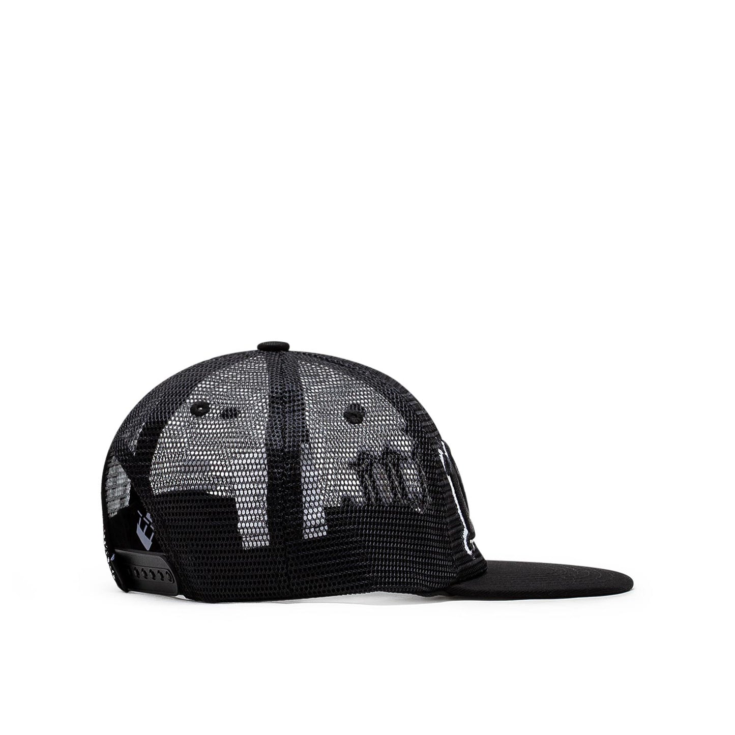 The Trilogy Tapes TTT Pain All-Over Mesh Trucker 6-Panel (Schwarz) - Allike Store