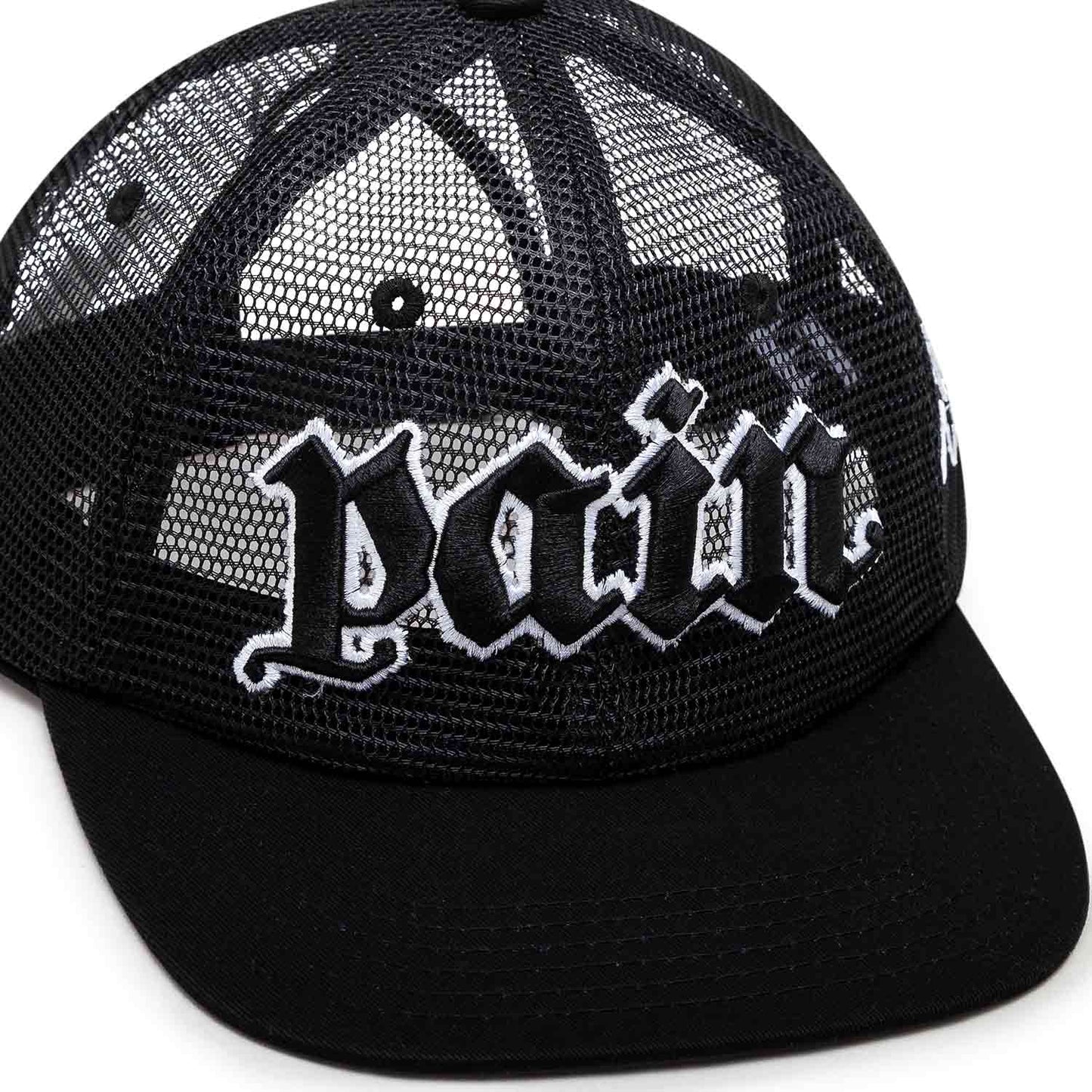 The Trilogy Tapes TTT Pain All-Over Mesh Trucker 6-Panel (Schwarz) - Allike Store