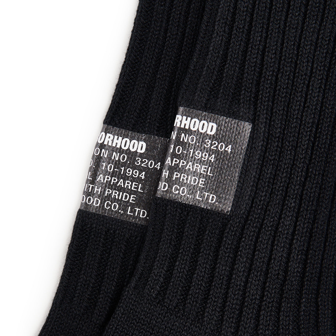 Neighborhood Rib Socks (Schwarz)  - Allike Store