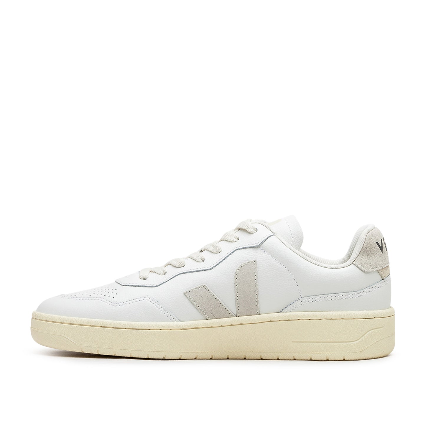 Veja V-90 O.T. Leather (Grau / Weiß) - Allike Store