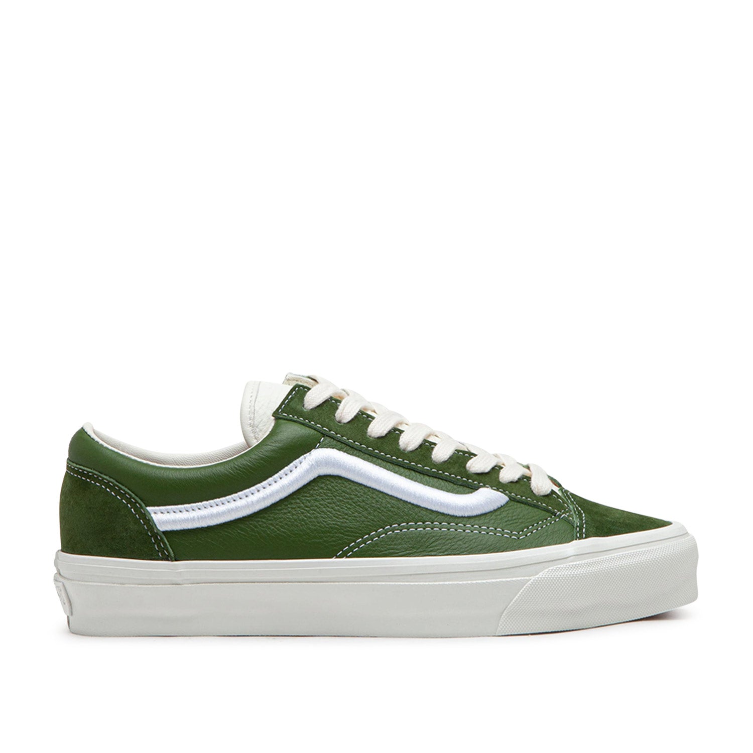 Green Vans Old Skool Verde Vans Old Skool Reissue 36 (Green White)