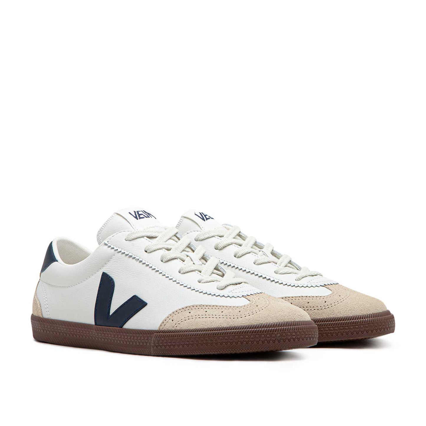 Veja Volley Canvas (Beige / Dunkelblau) - Allike Store