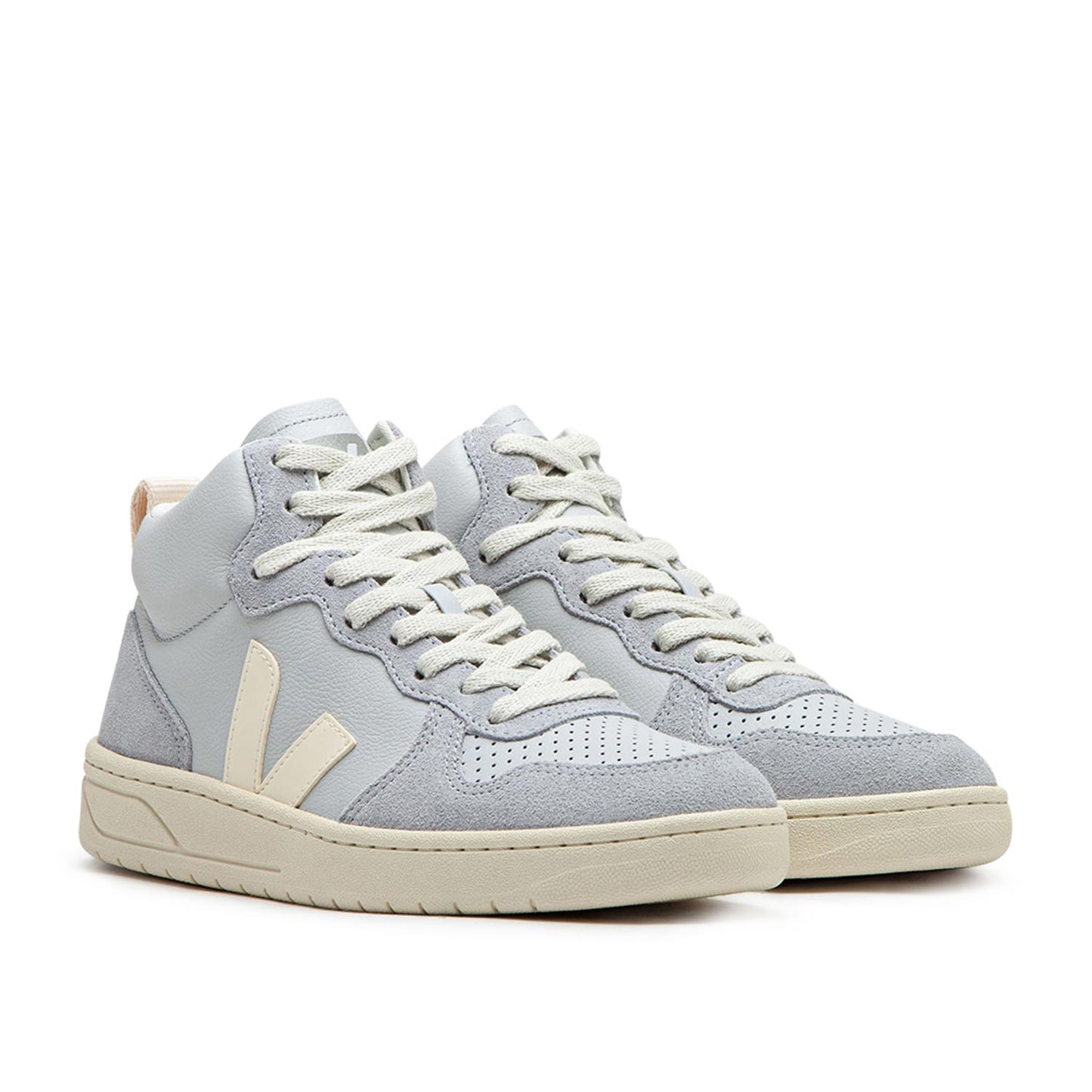 Veja WMNS V-15 Leather (Grau / Creme)  - Allike Store