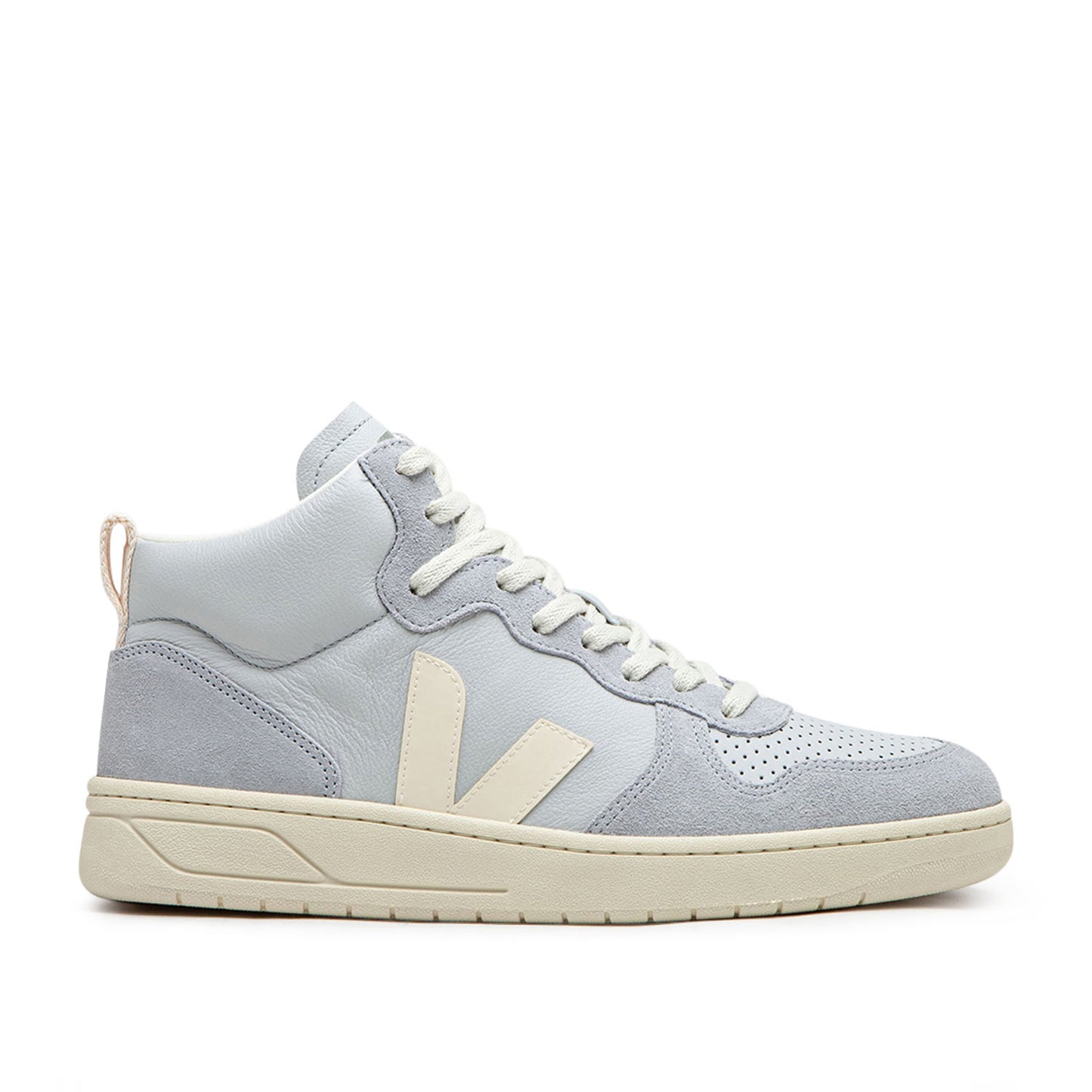 Veja V-15 Leather (Grau / Creme)  - Allike Store