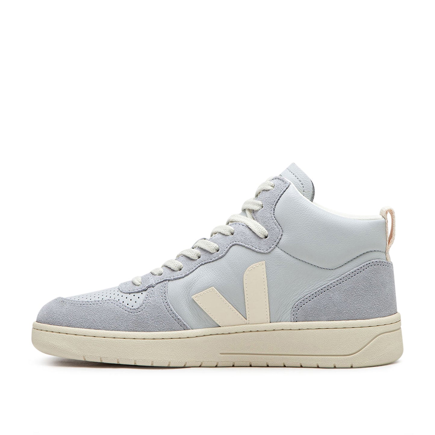 Veja V-15 Leather (Grau / Creme)  - Allike Store