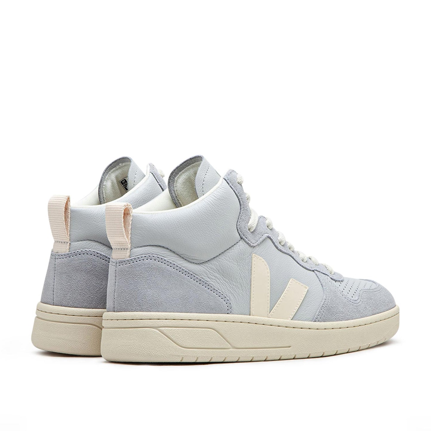 Veja V-15 Leather (Grau / Creme)  - Allike Store