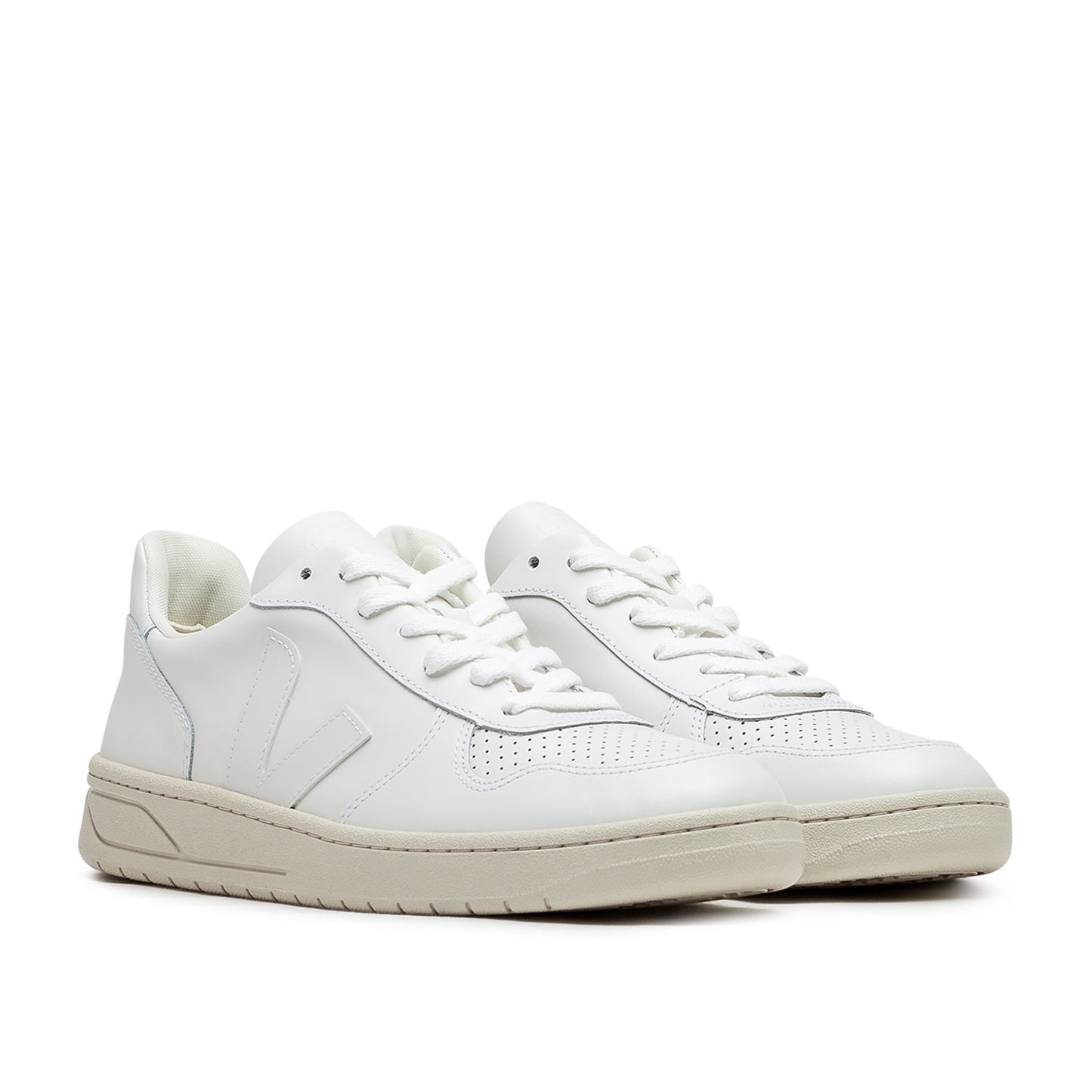 Veja V-10 Leather (Weiß) - Allike Store