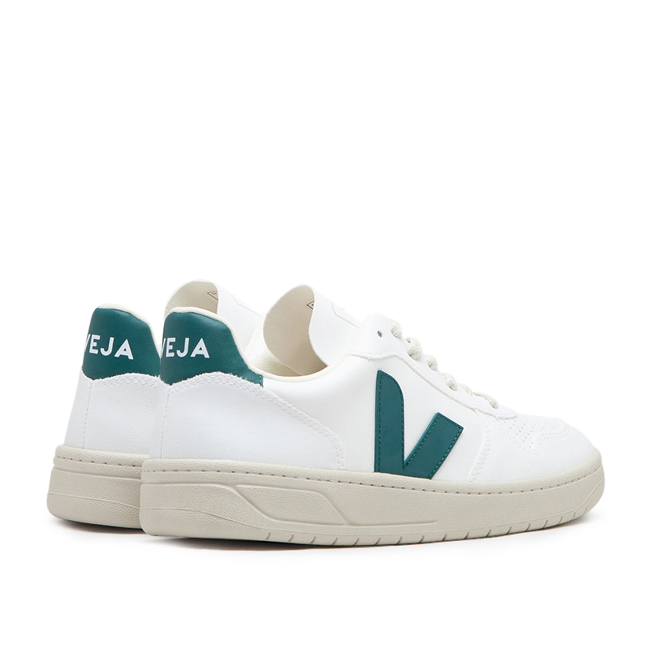 Veja V-10 CWL (Weiß / Grün) - Allike Store