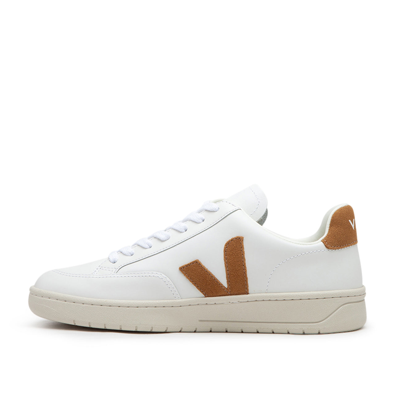 Veja V-12 Leather (Weiß / Braun) - Allike Store