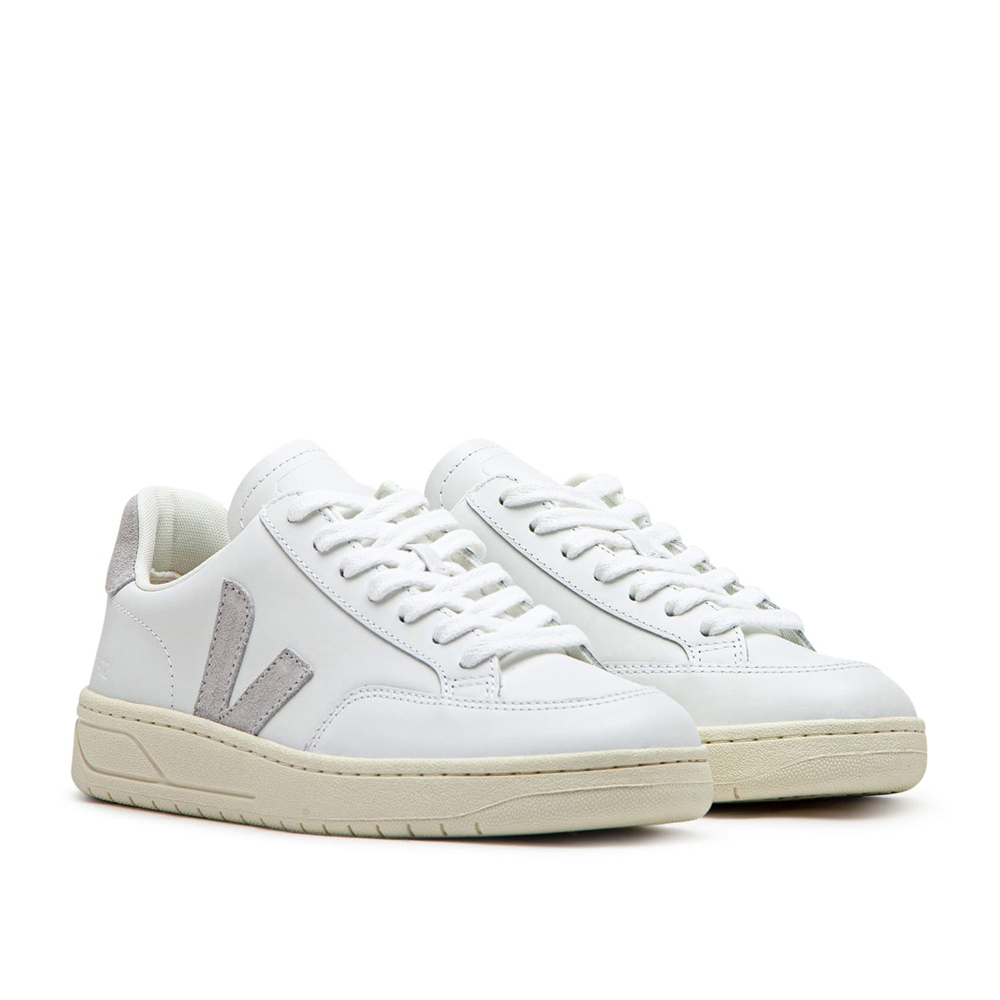 Veja WMNS V-12 Leather (Weiß / Grau)  - Allike Store