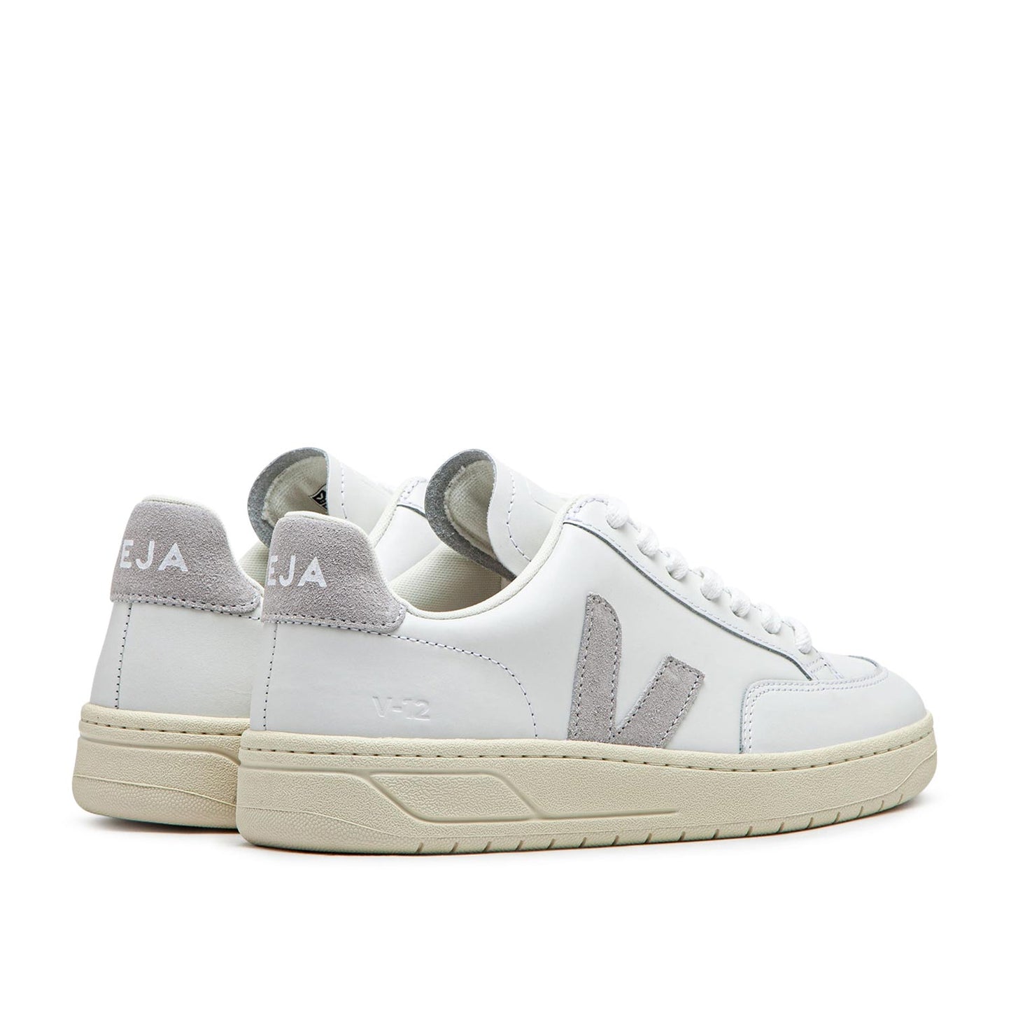 Veja WMNS V-12 Leather (Weiß / Grau)  - Allike Store