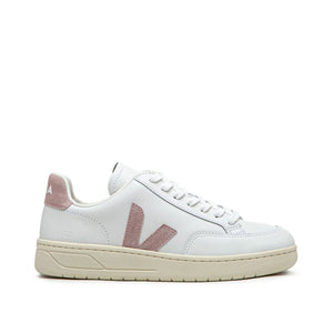 Veja WMNS V-12 Leather (Weiß / Rosa) - Allike Store