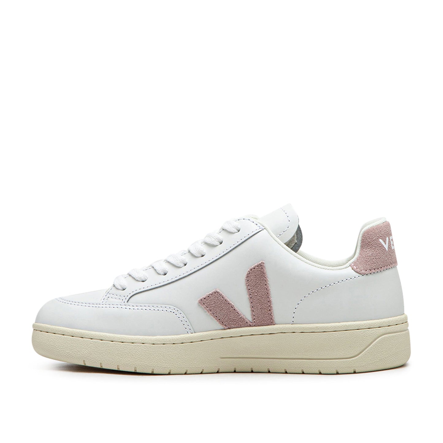 Veja WMNS V-12 Leather (Weiß / Rosa)  - Allike Store