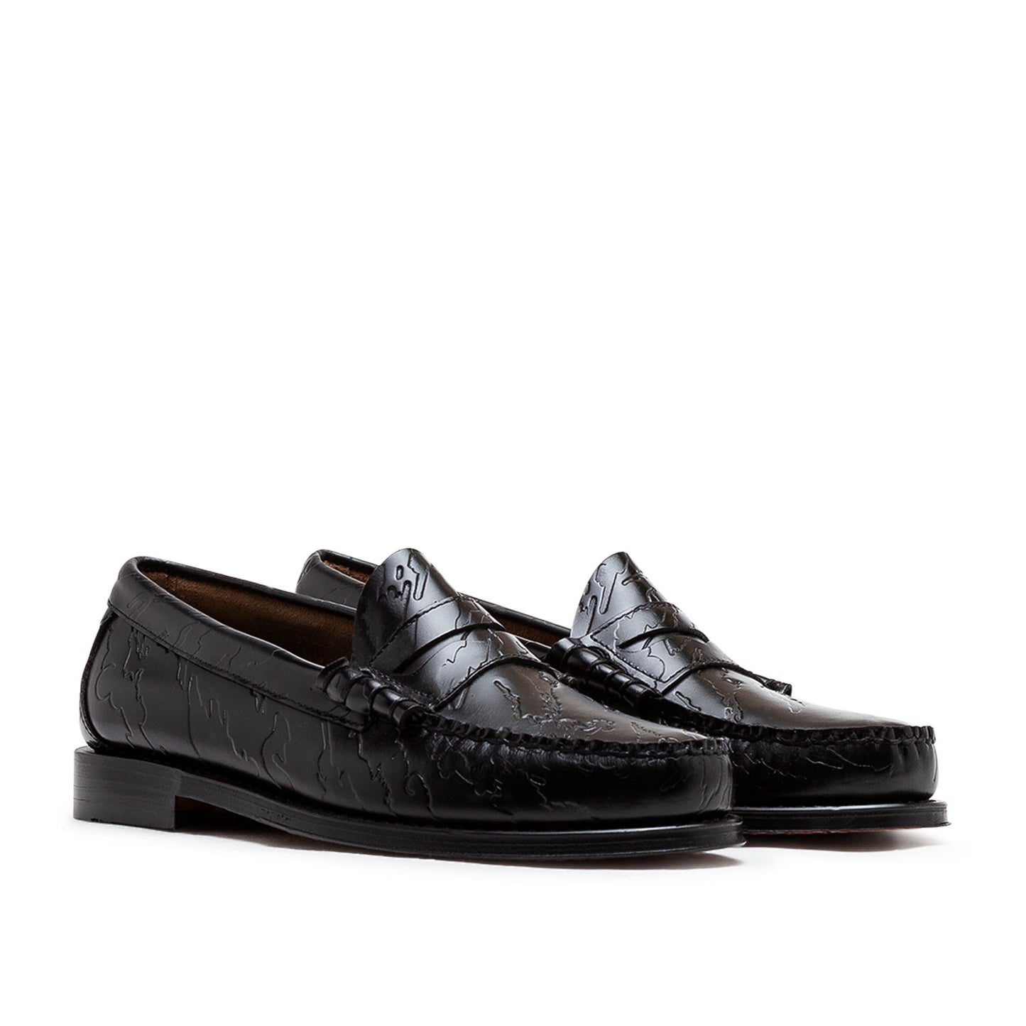 G.H.BASS x Maharishi Larson Penny Loafers (Schwarz) - Allike Store