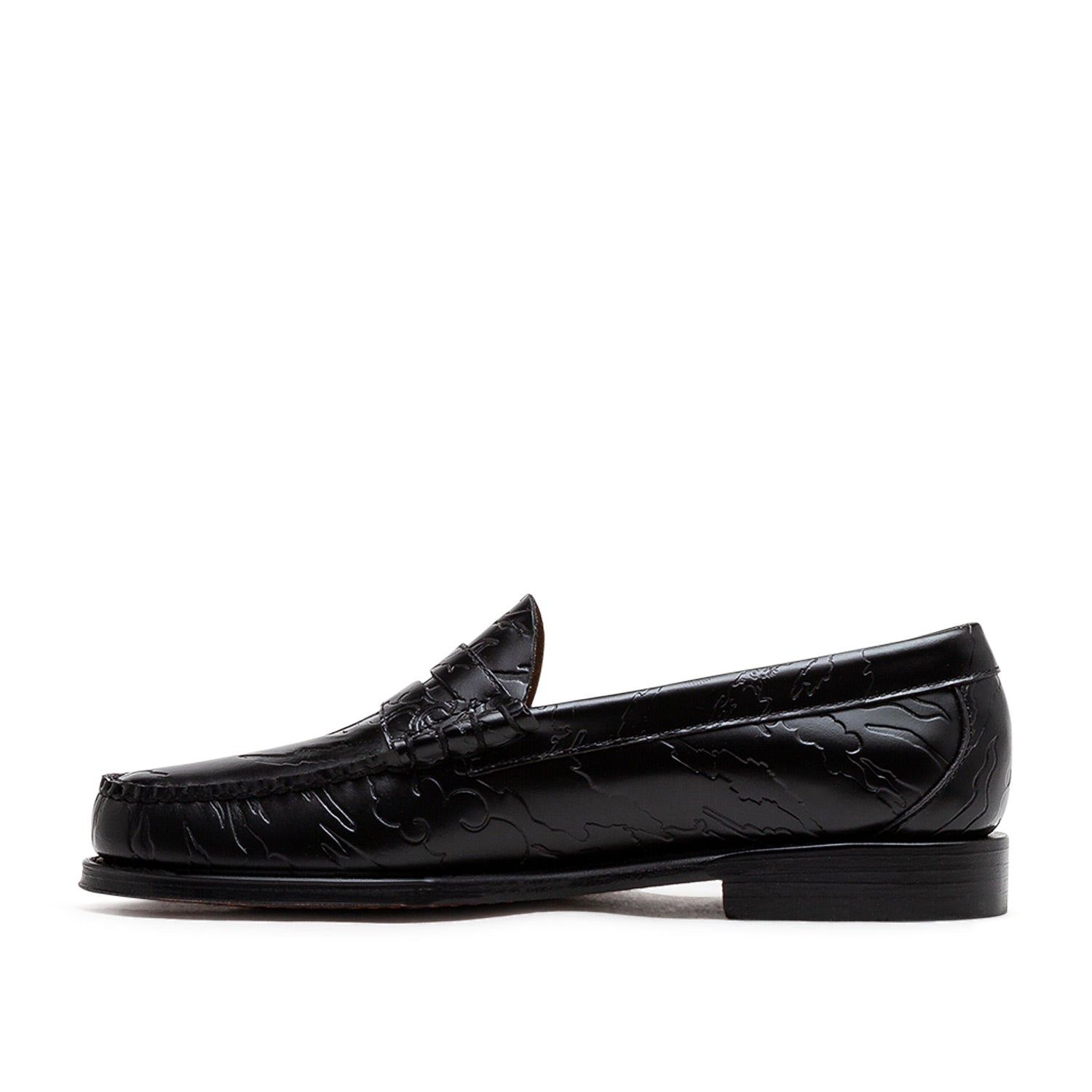 G.H.BASS x Maharishi Larson Penny Loafers (Schwarz) - Allike Store