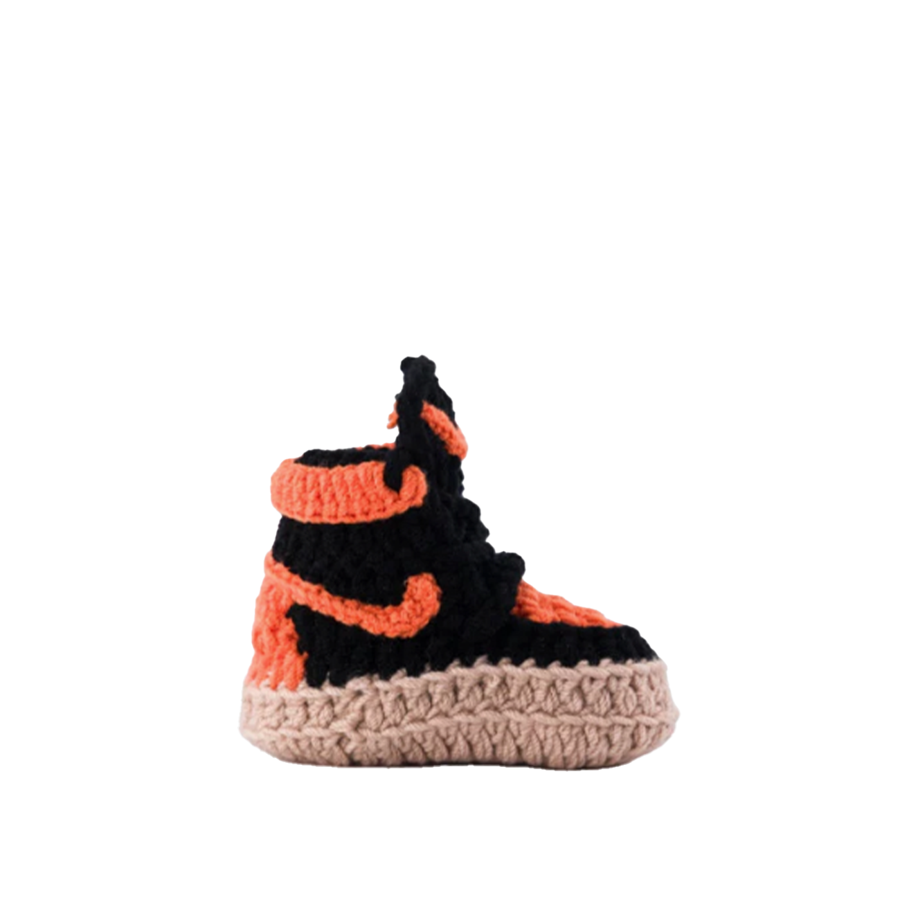 Baby Sneakers AJ Orange Juice Schwarz Orange