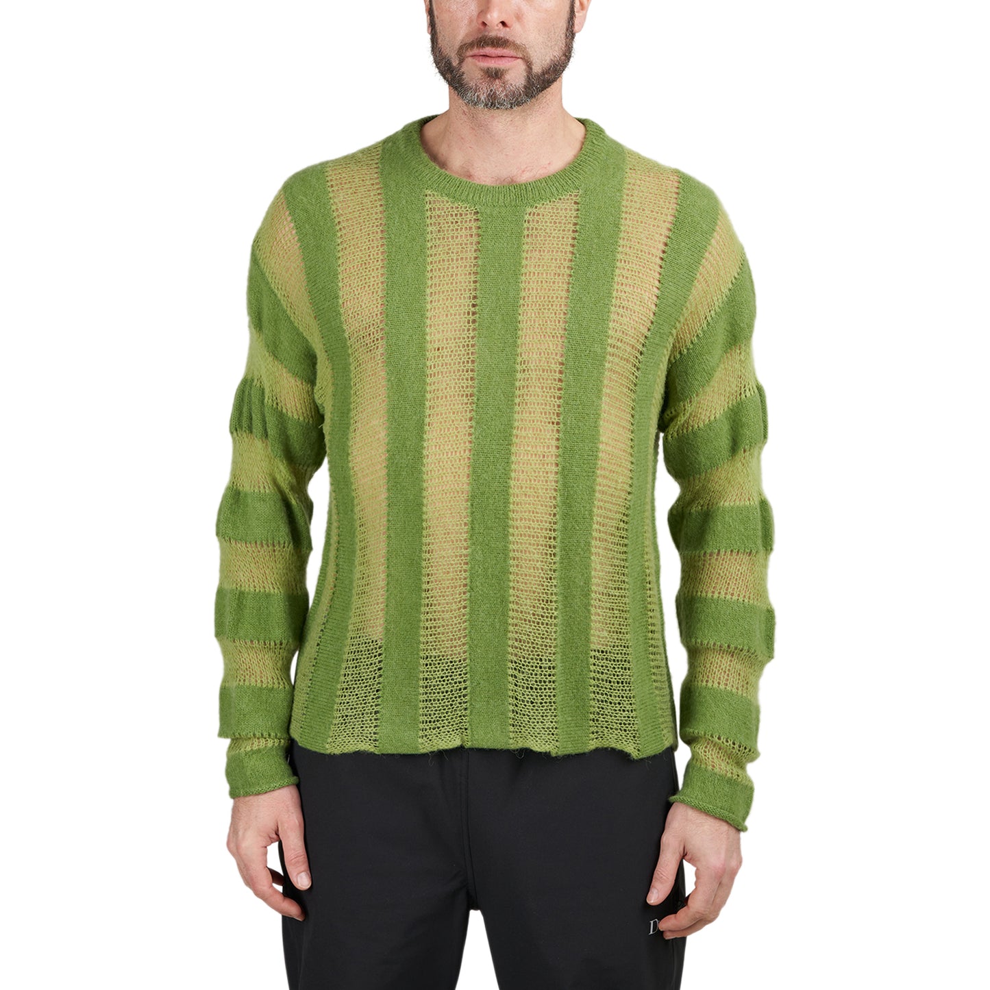 Brain Dead Fuzzy Threadbare Sweater (Grün) - Allike Store