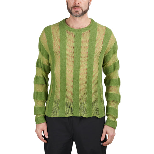 Brain Dead Fuzzy Threadbare Sweater (Grün)  - Cheap Witzenberg Jordan Outlet