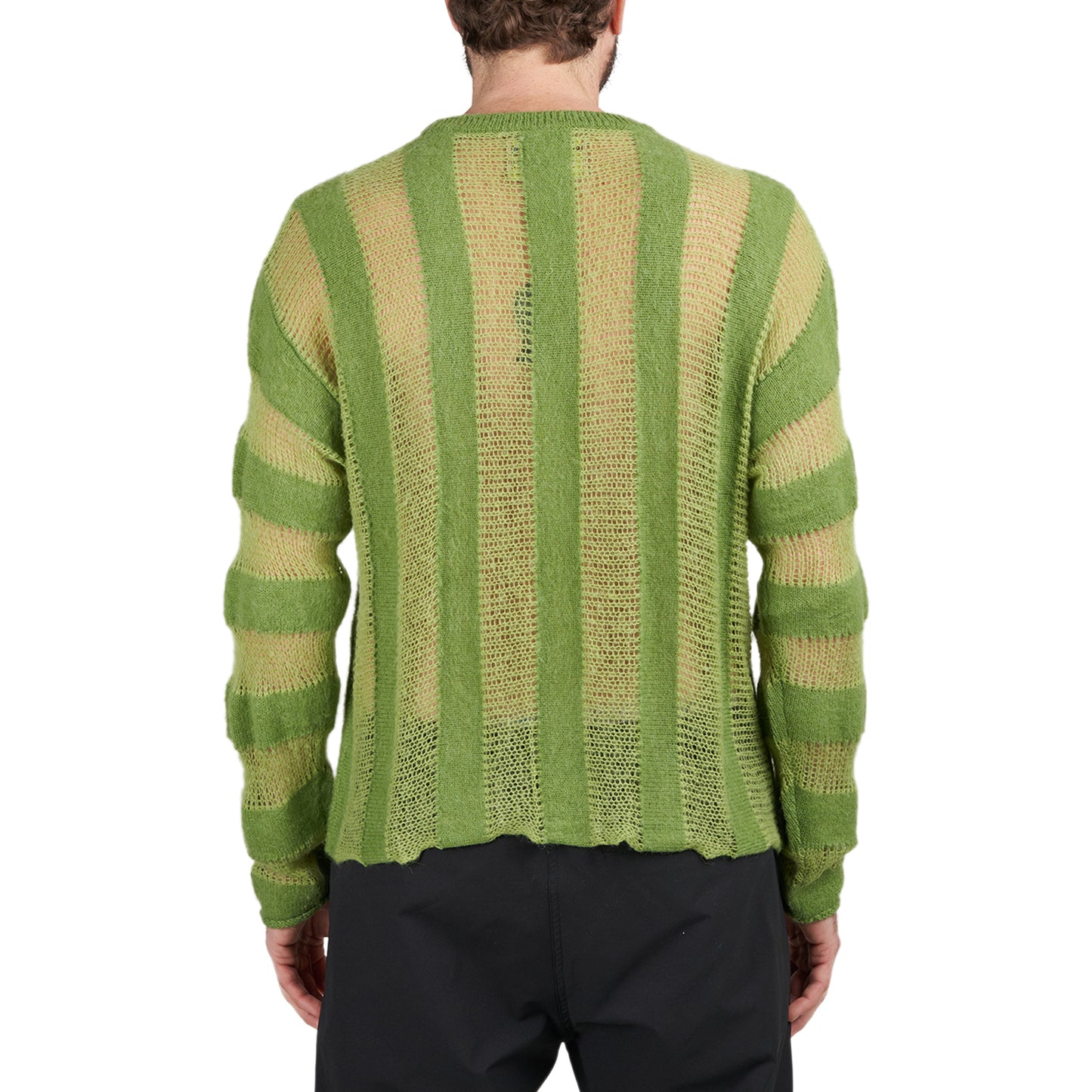 Brain Dead Fuzzy Threadbare Sweater (Grün) - Allike Store
