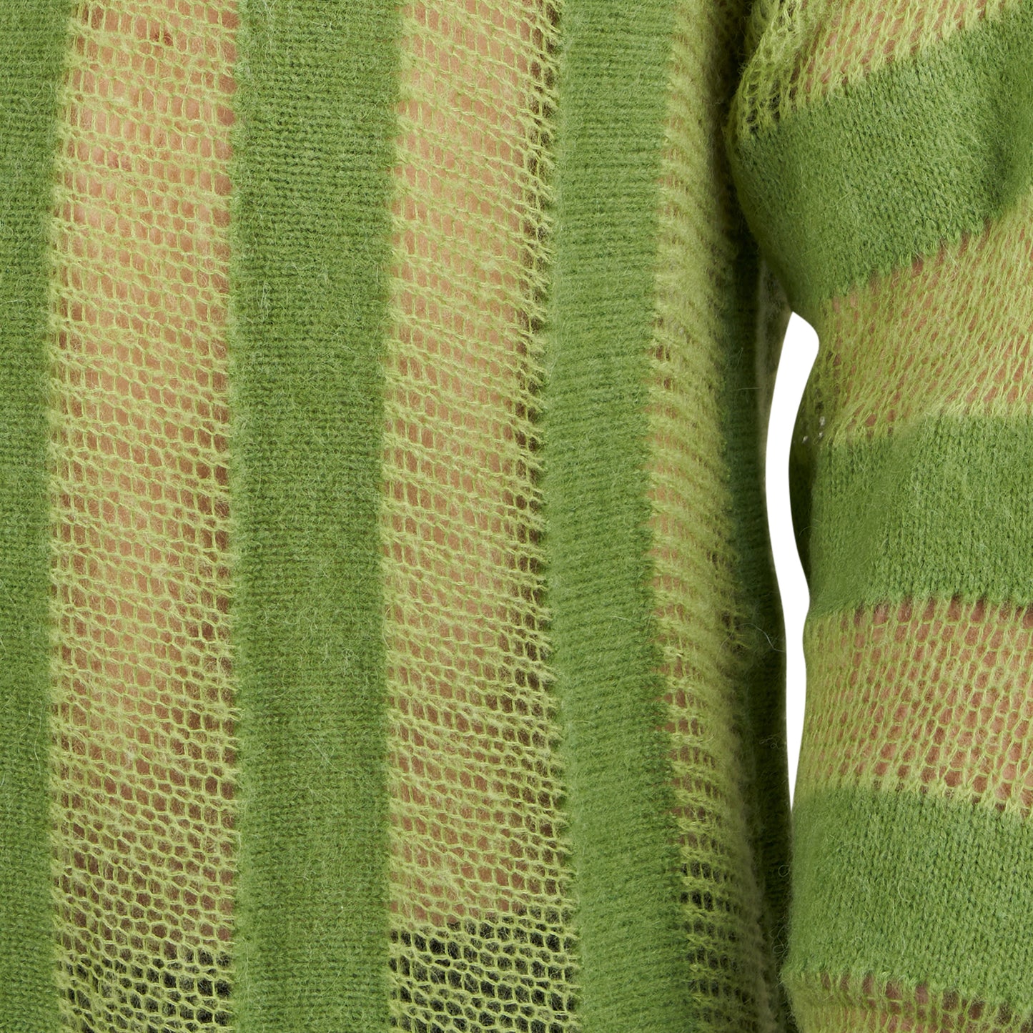 Brain Dead Fuzzy Threadbare Sweater (Grün) - Allike Store