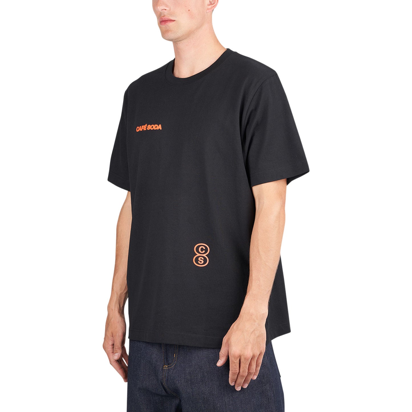 Café Soda Community T-Shirt (Schwarz / Orange) - Allike Store