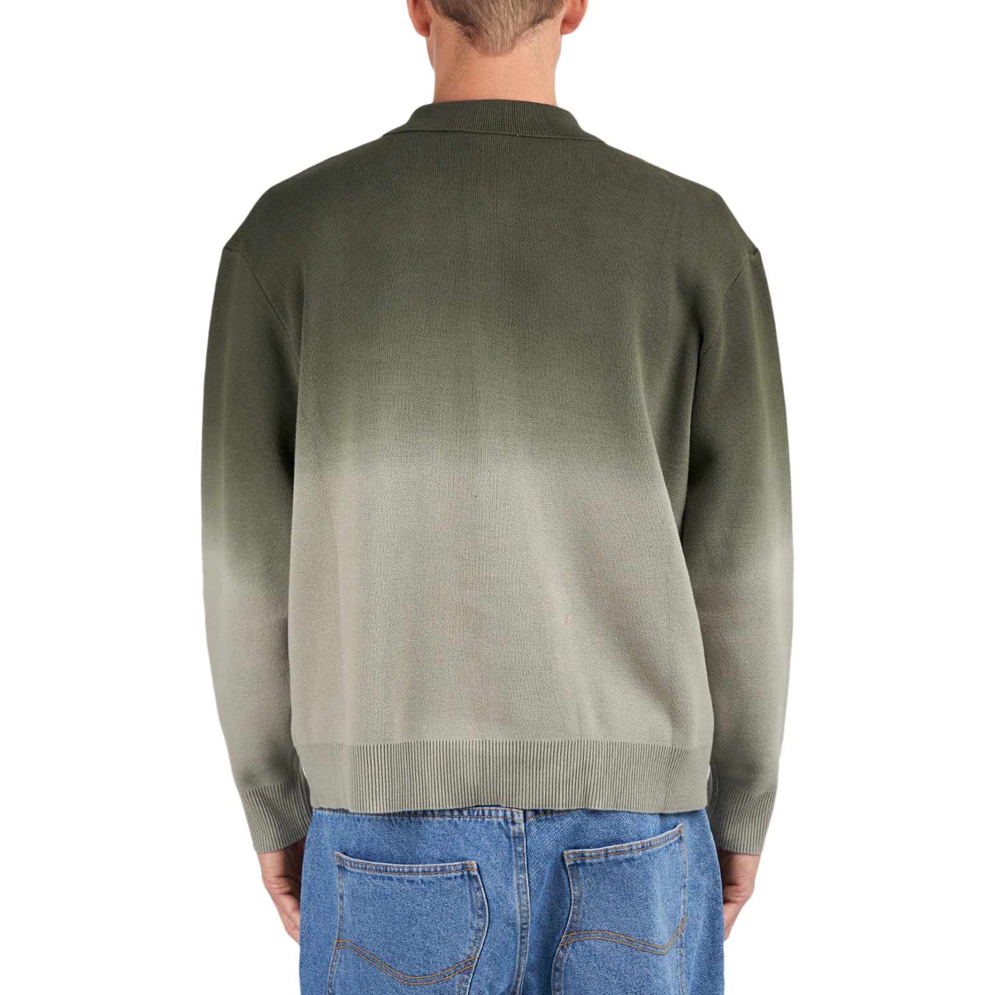 Dime Dipped Cardigan (Grün) - Allike Store