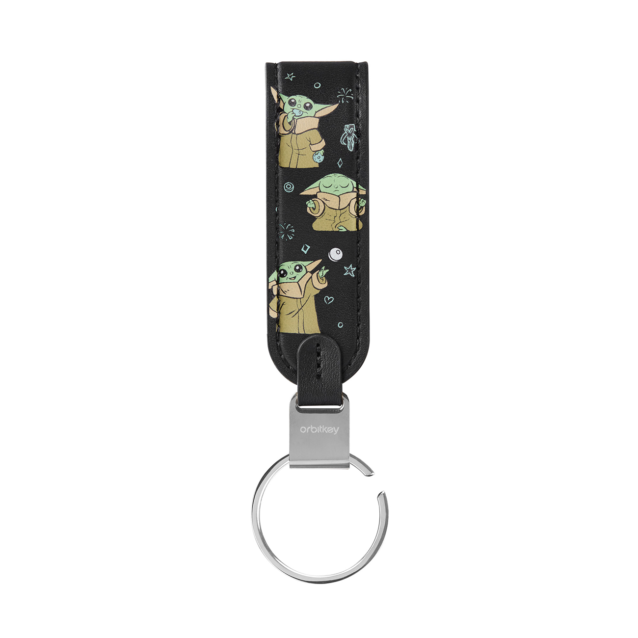 Orbitkey Loop Keychain Star Wars™ Grogu™ (Schwarz) - Allike Store