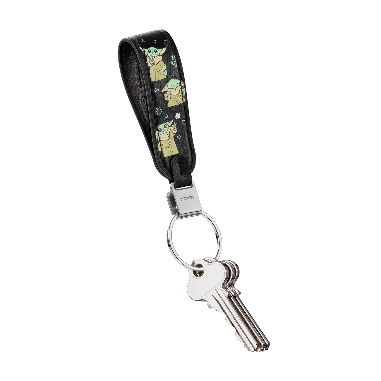 Orbitkey Loop Keychain Star Wars™ Grogu™ (Schwarz) - Allike Store