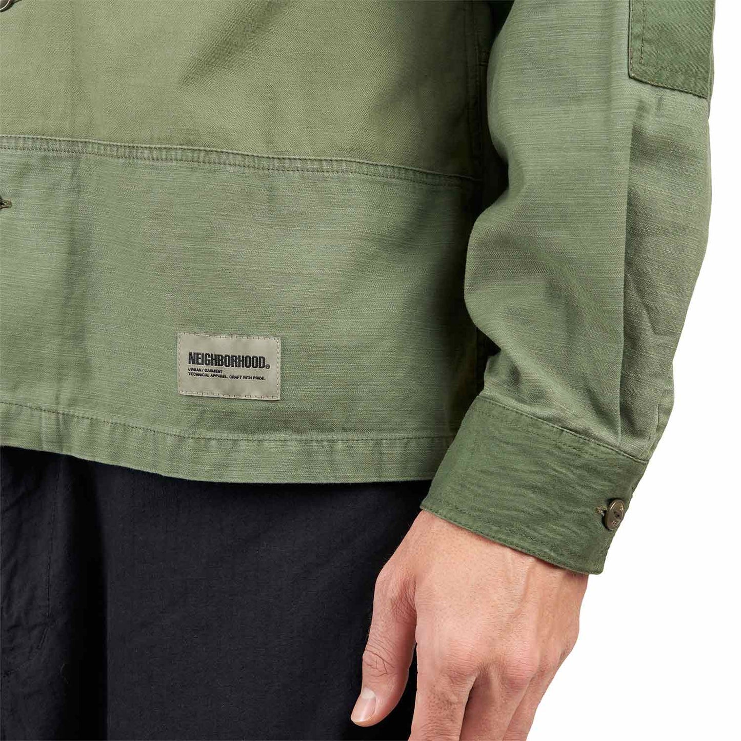 Neighborhood RM Utility Shirt LS (Oliv) - Allike Store