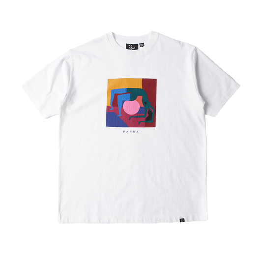 by Parra Yoga Balled T-Shirt (White)