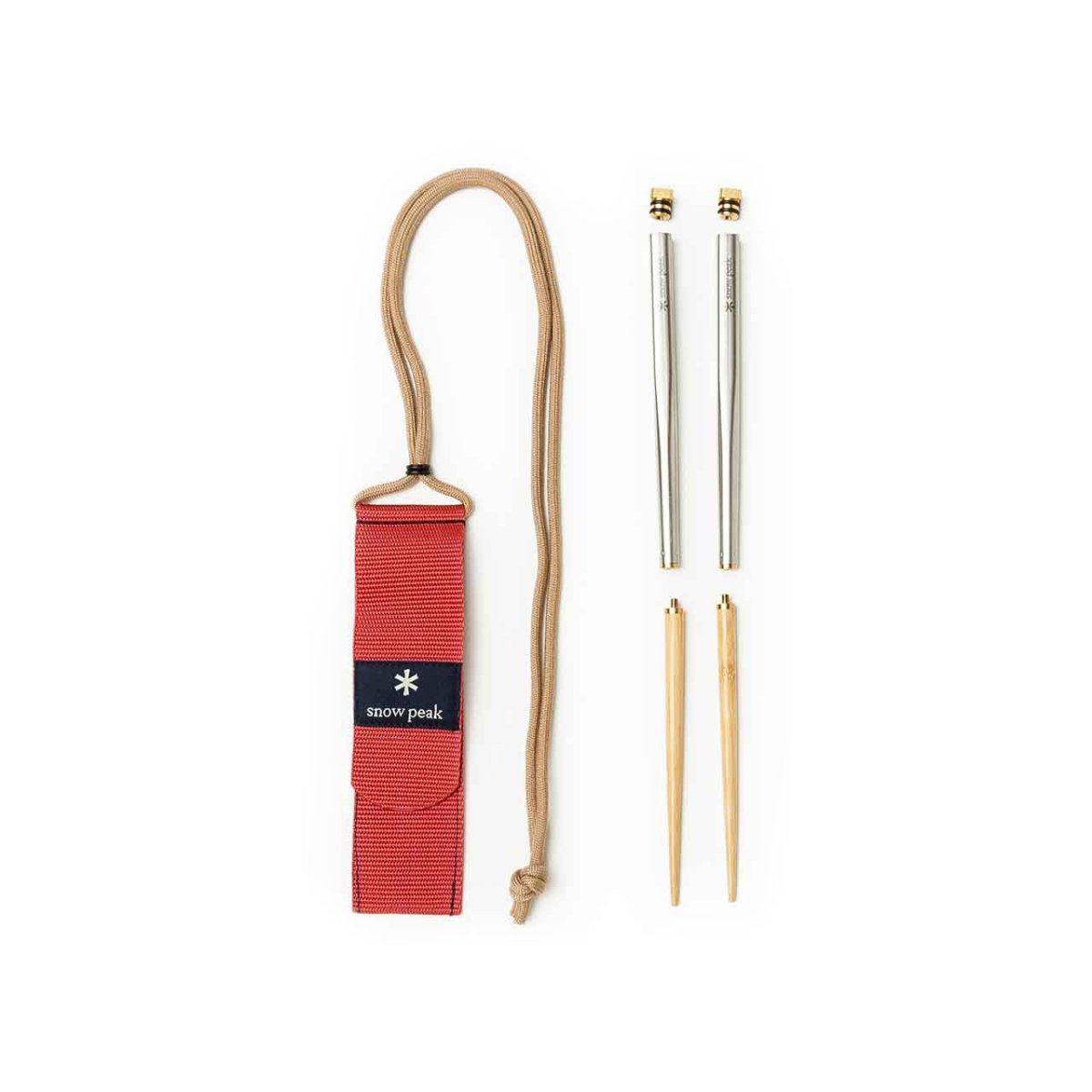 Snow Peak Wabuki Chopsticks (Silber) - Allike Store