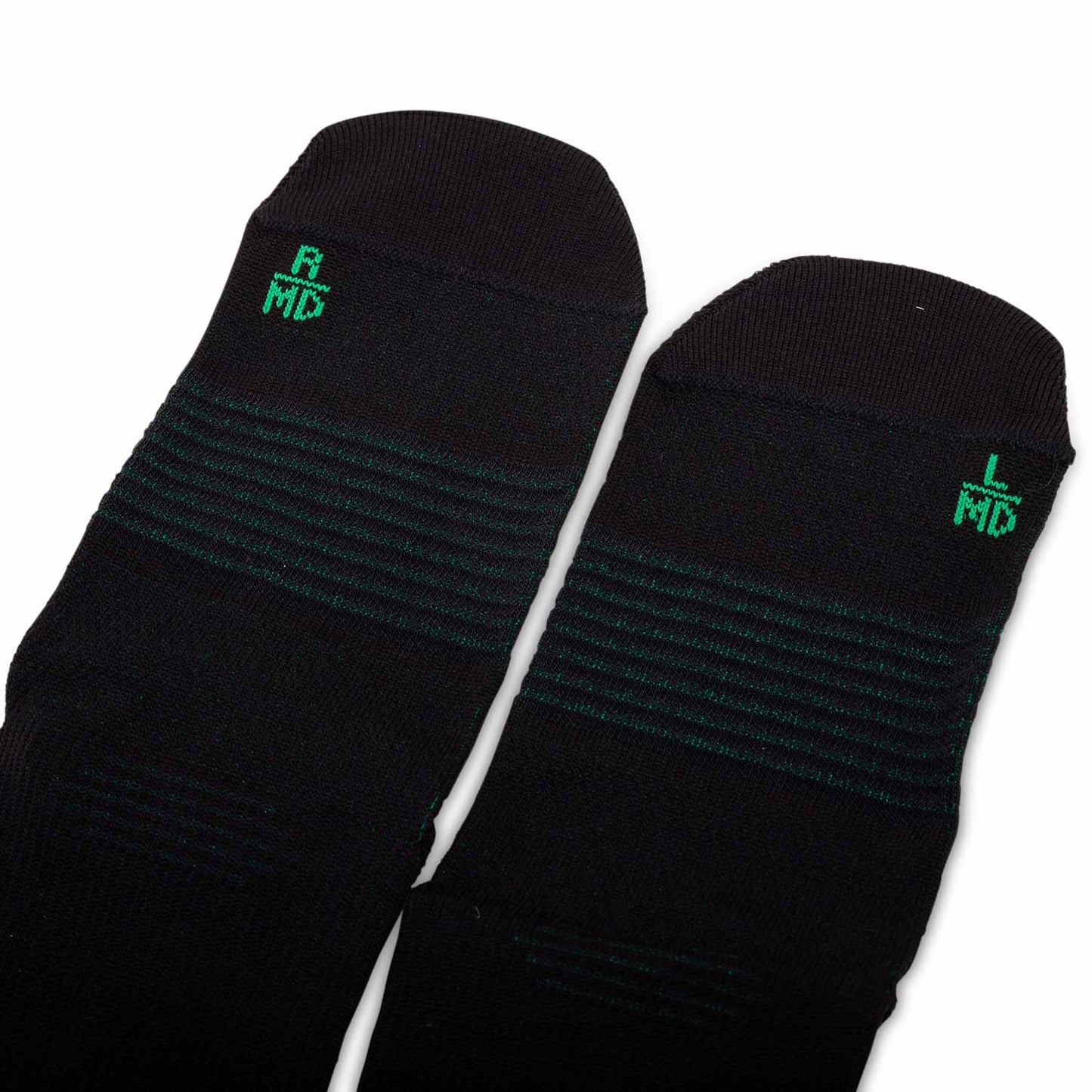 Y-3 Run Sock Hi (Schwarz / Grün) - Allike Store