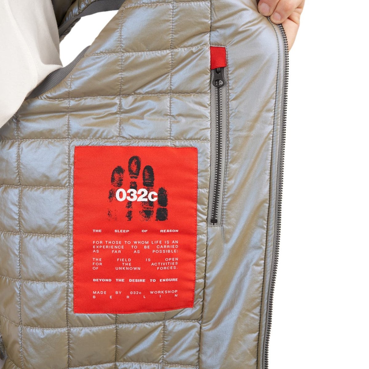 032c Bomber Vest (Grau)  - Allike Store